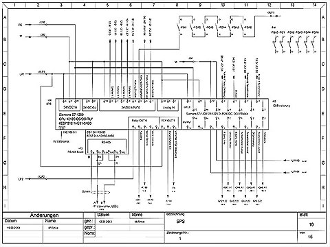 Schaltplan Der Siemens Plc